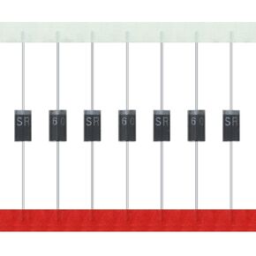 (25 Pcs) SR560 SB560 Schottky Barrier Rectifier Diode 5A 60V 5 Amp 60 Volt Electronic Silicon DO-201AD / DO-27 Axial Diodes