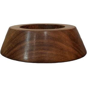 Geoffrey Wooden Base TEE with Velvet Felt for Leather Football Rugby & American Balls | Retro, Natural rosewwod