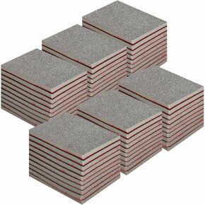 Sanding Sponge Set 60 Pcs 320-2500 Grit Sanding Block Pads Dry Wet Sanding Sponge Soft Foam Fine Drywall Sandpaper for Crafts Furniture Wood Model Drywall Metal Rust Removal Polishing
