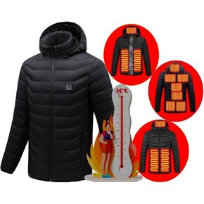 Heated Hoodie,9 Heating Zones Coat,Heated Jacket for Women and Men,Heated Sweatshirt, Heated Hunting Jackets