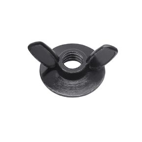 Xadnitu 50 Pieces 1/4''-20 Washered Wing Nut, Zinc Plated Hurricane Hardware Butterfly Nuts with Washer for Fasteners, Silver