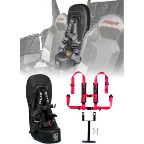 UTVMA RZR 1000 and 900 (2014-2023) Bump Seat with 4-Point Harness | Kids Seat | Jump Seat | All Models (XP, Turbo, Turbo S, High Lifter, Sport, Premium, Ultimate)