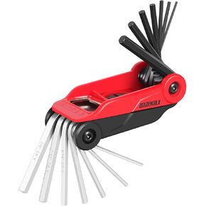 35-Piece Allen Wrench Sets Metric and Standard Hex Key Set, Allen Key Set, MM(0.7mm-10mm) SAE(0.028"-3/8), Chrome Vanadium Steel