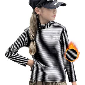 Girls' Thermal Underwear Top kids apparel for Winter Youth Girls' Thermal Underwear Top for Cold Weather
