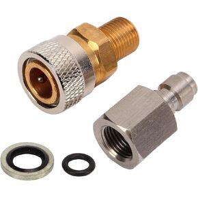 1/8 BSPP Quick Connector Quick Release Coupler Fast Disconnect Release Charging Female Socket