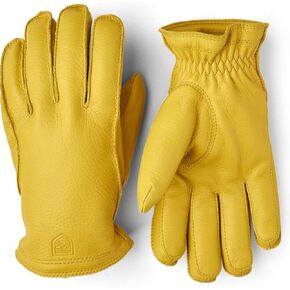 Hestra Men's Hakon Deerskin Leather Insulated Gloves for Cold Weather