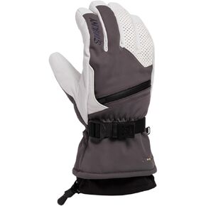 Swany Men's X-Plorer Durable Waterproof Breathable Moisture-Wicking Insulated Warm Winter Gloves for Skiing & Snowboarding