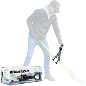 Back Saving Attachment | Converts Regular Tool to Ergonomic Yard Tool | Shovel Handle Attachment for Snow Removal | Fits Snow Shovel for Driveway Ice Shovel for Car and Other Winter Tools