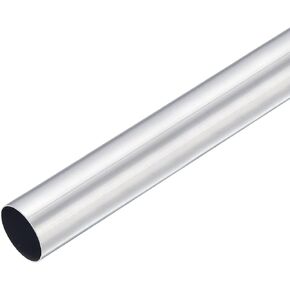 TOP-VIGOR 1Pc 6063 Aluminum Round Tube, 30mm OD 27mm ID 150mm Length Seamless Aluminum Straight Tubing Pipe Tubing for Industry DIY Projects