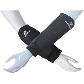ATOOI Taekwondo Cloth Combination Hand Fist/Forearm Pads Arm Guards Protector, Martial Arts MMA Karate Sparring Training Elbow Protective Sleeve Gear for Adult Men Women Youth (Black,Medium)