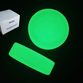 Ice Hockey Puck Glow in The Dark Party Pucks Green Floor Puck for Youth Adults Outdoor Indoor Games and Ice Hockey and Roller Hockey Practicing Shooting and Handling Skills 2-Pack