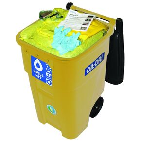 Oil-Dri L90450 Haz Mat Mobile Utility Spill Chest, 50 Gallon Spill Kit (Pack of 1)