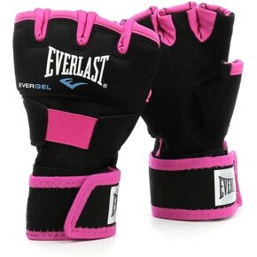 Everlast Evergel Handwraps Size: Medium/Large Black/Pink