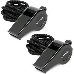 Cannon Sports Hi-Impact Plastic Whistle with Lanyard, Strong, Loud and Clear Sound