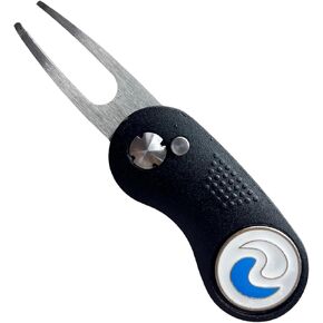 Golf Divot Repair Tool and Magnetic Ball Marker Golfer Accessory, Men and Women All-Metal with Pop Up Button Golf Ball Marker Tools | Carry Inside Golf Bag or in Golfer Pocket