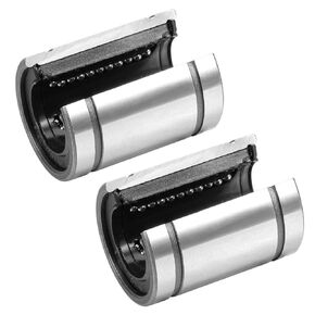 uxcell LM16UUOP Linear Ball Bearings Open Type, 16mm Bore Dia, 28mm OD, 37mm Length (Pack of 2)