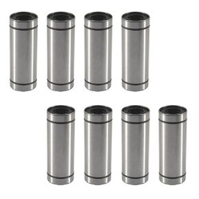 LM6LUU Linear Ball Bearings 6x12x35mm Carbon Steel Long Linear Bearing for 3D Printer CNC Machine (8 Pieces)