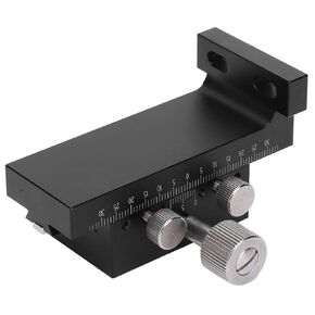 Z‑Axis Manual Linear Stage, Thin Sliding Table ZDTLS80 Aluminum Alloy Manual for Photographic Equipment