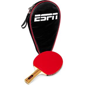 ESPN Ping Pong Paddle with Travel Case, High Performance Table Tennis Paddle Ideal for Game Night and Indoor or Outdoor Games