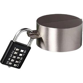 Water Spigot Lock, Faucet Locks Outdoor, Water Hose Lock Cover Stainless Steel Hose Bib Lock with Password Lock for Preventing Water Theft Rotation Operation Knob, Faucet Protection Cover