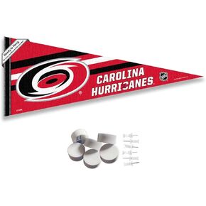 Carolina Hurricanes Pennant Flag and Wall Tack Pads Mounts