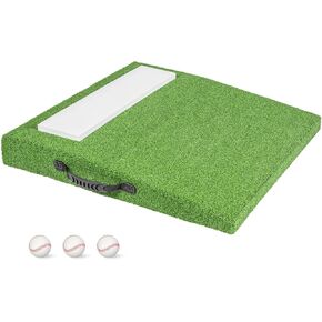 Pitching Mound, 4" Baseball Mound for Pitching Training Portable Pitchers Mound for Softball Baseball with Non-Slip Bottom.
