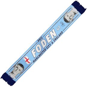 Phil Foden Scarf | Soccer Fan Scarf | Man City Style | Premium Acrylic Knit