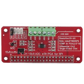 Analog to Digital Converter Module, 4 Channel ADC Module 16 Bit ADC Module for Raspberry Pi 3/2/B+