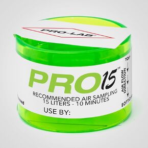 أشرطة أخذ عينات الهواء الاحترافية PRO15 (4 عبوات) - متوافقة مع مضخات 15 LPM (المضخة غير متضمنة) لاكتشاف قوالب جودة الهواء الداخلي بشكل موثوق. يستخدم من قبل الآلاف من InterNACHI / IAC2 Home Insp