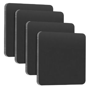 4 Pcs 6" x 6"x1/4" Steel Plate, A36 Square Hot Rolled Steel Base Plate, 1/4 Inch Thick Weldable Metal Plate for Structural Support and Industrial Use