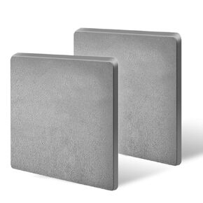 Mild Steel Plate 3x3 A36 Steel Sheet Cold Rolled, Weldable Magnetic Metal Plate .060 inch Thickness (6 Pack)