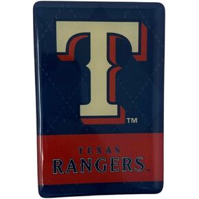 MLB Texas Rangers Fridge Magnet, Brown, One Size