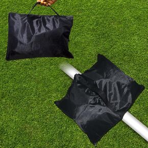 Kapler Football Net Sandbags Sold in Packs of 2 Heavy Duty Sandbags Portable Weighted Anchors Goal Frame Sandbag for Soccer Goals Baseball Nets Golf Nets Football Nets Hockey Nets