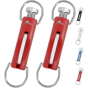 BLUEWING Outrigger Release Clip 2pcs Aluminum Alloy Downrigger Clips with 1-99 lbs Adjustable Tension for Offshore Fishing