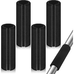 4 Pcs Foam Handle Grips 4.25 Inch Rubber Buffer Tube Wrap Cover Shock Absorption Handle Cushion Pad Soft Walker Hand Grips Cover for Bike Bicycle Handlebar Rollator Handle Replacement