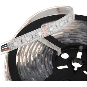 T-H Marine LED-PBDK20RGB-DP Pontoon Flat Flexible Ribbon LED Strip Light Kit - RGB Color Change, Black