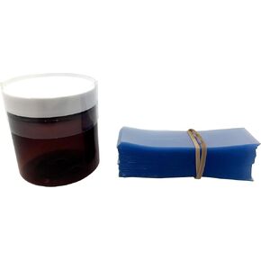 Clear Perforated Shrink Band for Skinny Cosmetic Jars and Glass Jars (250 Pack)