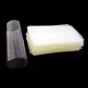 Honbay 200PCS Clear PVC Heat Shrink Wrap Bands for Lip Balm Tubes Chapstick Lip Balm