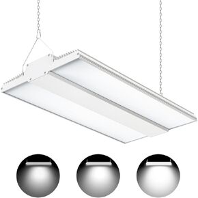 ضوء LED خطي عالي خليج ADUB بقدرة 150 وات مدرج في قائمة UL DLC، مصابيح مستودع LED بطول 1.3 قدم، تركيبات متجر خليج عالية قابلة للتعتيم 0-10 فولت، 22,500 لومن، 5000 كلفن ضوء خليج معلق تجاري لحظيرة مرآب الورشة، 100-277 فولت in Kuwait