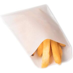 BagDream Glassine Waxed Paper Bags 3.15x5.5 Inches Pack of 100 Flat Glassine Bags Glassine Envelopes, Popcorn Bags