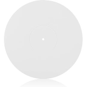 Turntable Slip Mat Anti Static Silicone/Cork Slipmat for Vinyl Record Player (Acrylic)