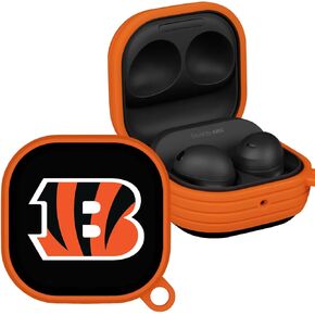 GAME TIME Cincinnati Bengals HDX Case Cover Compatible with Samsung Galaxy Buds Pro (Classic)