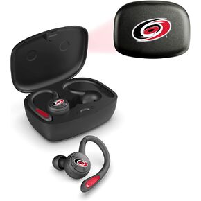 SOAR NHL Sport True Wireless Earbuds V.5, Carolina Hurricanes