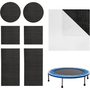 Self-Adhesive Trampoline Patch Repair Kit, 3 Shape Patches, Trampoline Accessories for Repairing Tears or Holes in Trampoline Mats