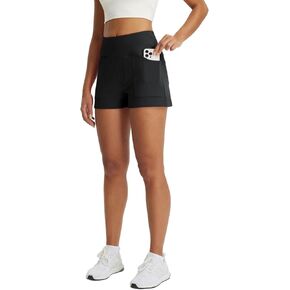 BALEAF Womens 2.5" Short Sweat Shorts with Pockets High Waist Athletic Running Shorts Comfy Yoga Lounge Casual