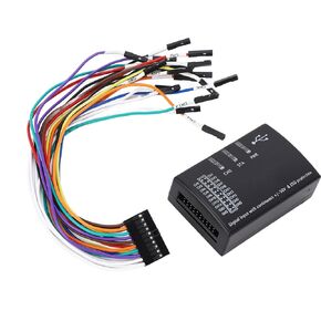 100M 3 Channel Logic Analyzer Device, Supports SPI, UART, CAN, JTAG, 1 Wire, for Windows, Linux, OS X, 17 Protocol Analyses with 1.2.10 Software