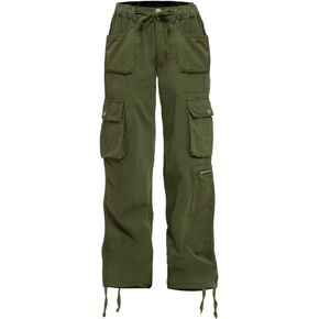 Cargo Pants Women Baggy Hiking Casual Cotton Military Tactical Army Combat Work Pants with 7 Pockets