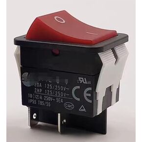 1pc Fits DeWALT N043321 DPST Rocker Switch 20A 125/250V 4 Pin Replacement