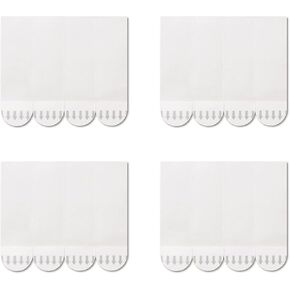 64 Medium Refill Strips Heavy Duty, Double Sided Adhesive Strips, Damage-Free Water-Resistant Hanging Strips, for Hooks, Posters and Christmas Decorations