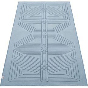 agoy Gecko Warrior - Next-Gen Microfiber Yoga Towel - Double-Sided Silicone Non-Slip Grip – Ideal for Hot Yoga - Ultra Absorbent, Easy to Wash, Travel-Friendly - 30% Recycled Material - Free Wet Bag